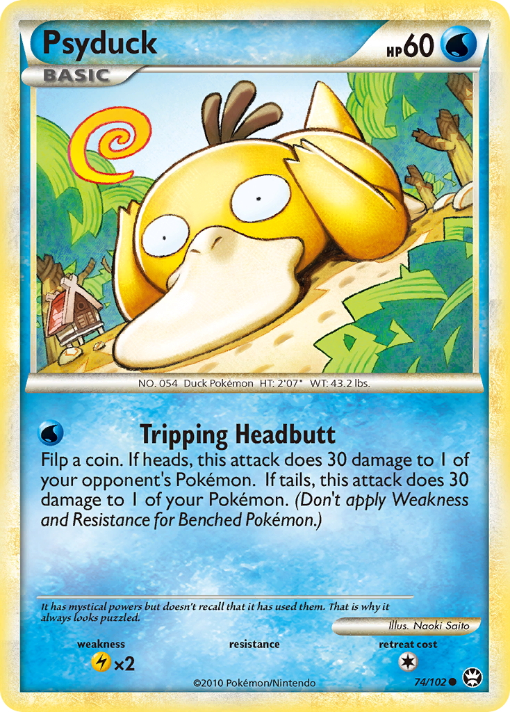 Psyduck (74/102) [HeartGold & SoulSilver: Triumphant] | Clutch Gaming