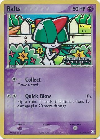 Ralts (81/113) (Stamped) [EX: Delta Species] | Clutch Gaming