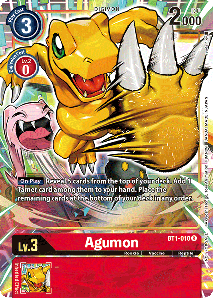 Agumon [BT1-010] (Dash Pack) [Release Special Booster Ver.1.0 Promos] | Clutch Gaming