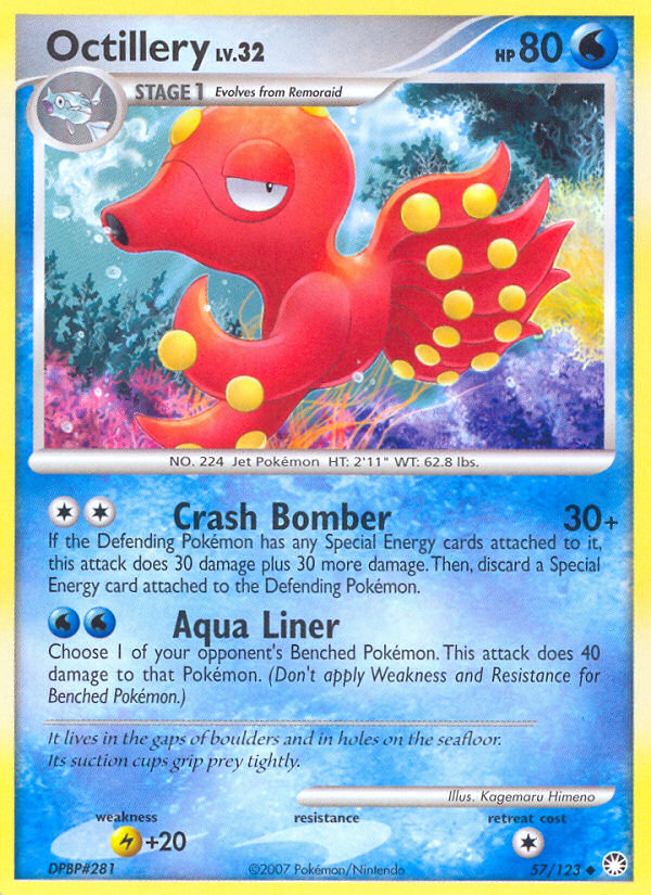 Octillery (57/123) [Diamond & Pearl: Mysterious Treasures] | Clutch Gaming