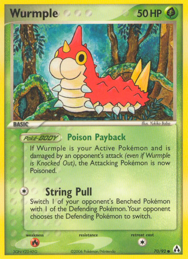 Wurmple (70/92) [EX: Legend Maker] | Clutch Gaming