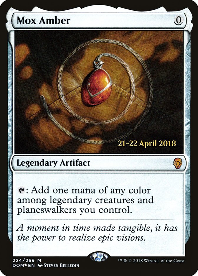 Mox Amber [Dominaria Prerelease Promos] | Clutch Gaming