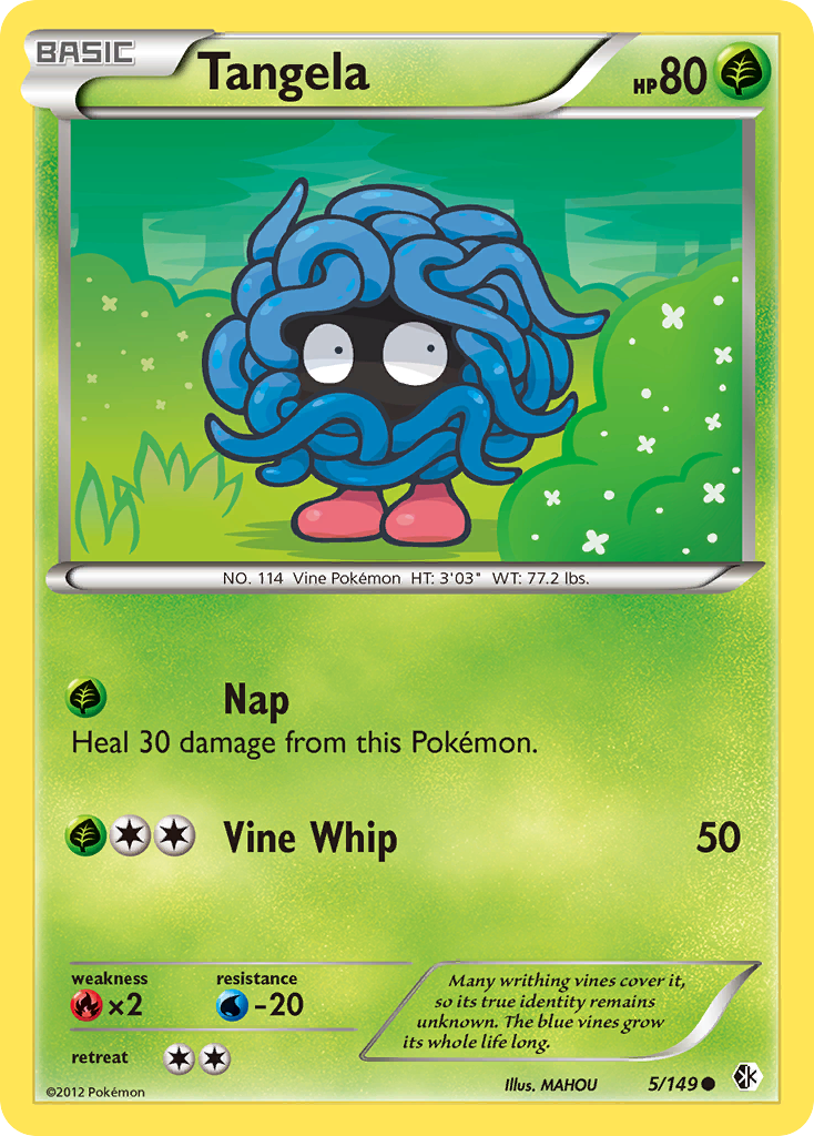 Tangela (5/149) [Black & White: Boundaries Crossed] | Clutch Gaming