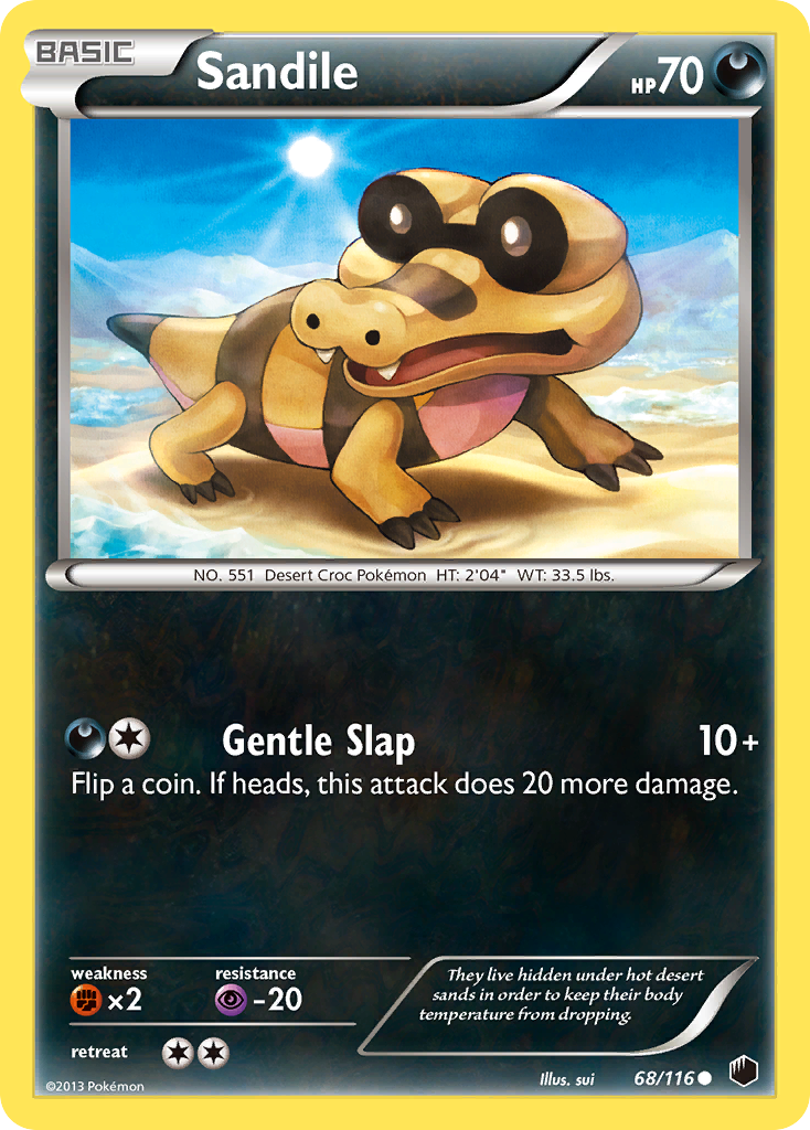 Sandile (68/116) [Black & White: Plasma Freeze] | Clutch Gaming