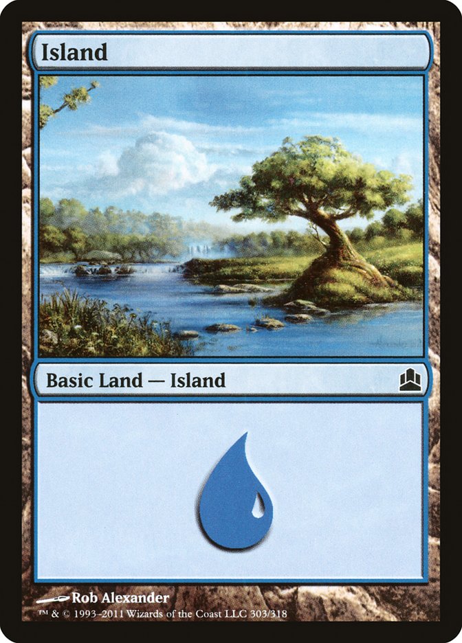 Island (303) [Commander 2011] | Clutch Gaming