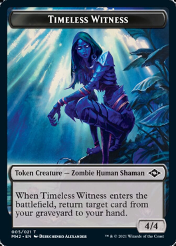 Timeless Witness // Treasure (20) Double-Sided Token [Modern Horizons 2 Tokens] | Clutch Gaming