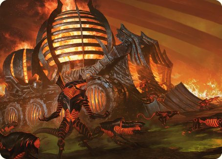 Urabrask's Forge Art Card [Phyrexia: All Will Be One Art Series] | Clutch Gaming