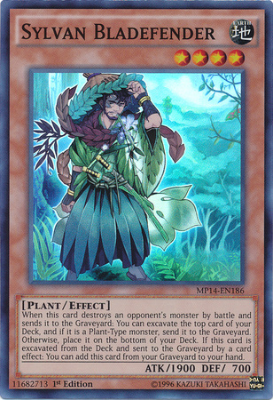 Sylvan Bladefender [MP14-EN186] Super Rare | Clutch Gaming