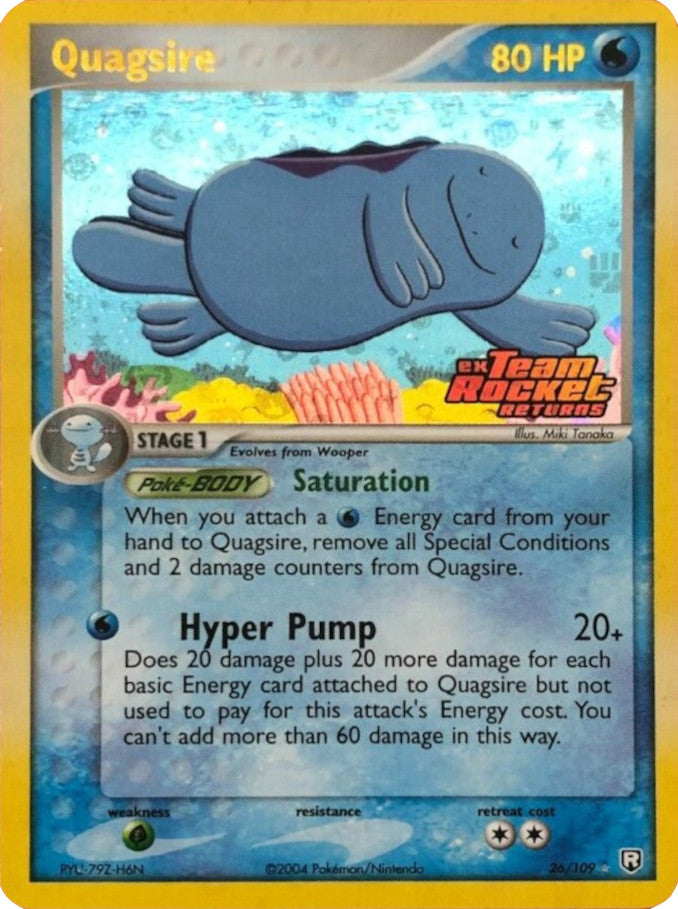 Quagsire (26/109) (Stamped) [EX: Team Rocket Returns] | Clutch Gaming