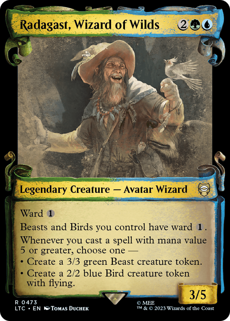 Radagast, Wizard of Wilds [The Lord of the Rings: Tales of Middle-Earth Commander Showcase Scrolls] | Clutch Gaming