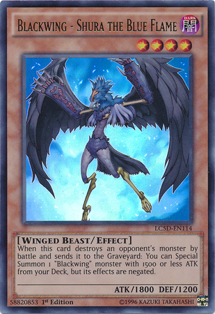 Blackwing - Shura the Blue Flame [LC5D-EN114] Ultra Rare | Clutch Gaming