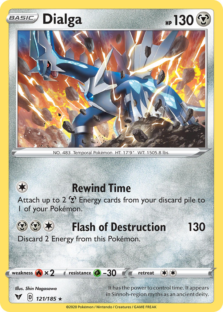 Dialga (121/185) [Sword & Shield: Vivid Voltage] | Clutch Gaming