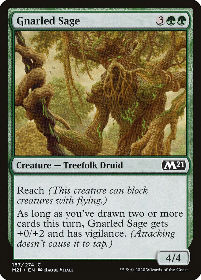 Gnarled Sage [Core Set 2021] | Clutch Gaming