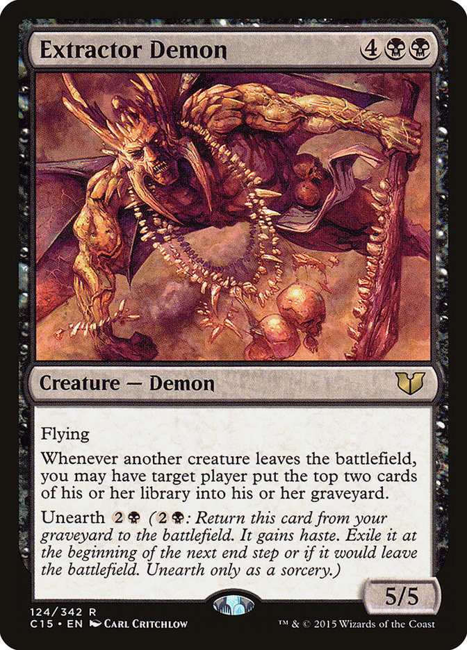 Extractor Demon [Commander 2015] | Clutch Gaming