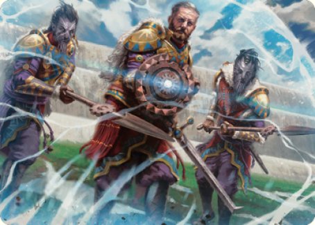 Argivian Phalanx Art Card [Dominaria United Art Series] | Clutch Gaming