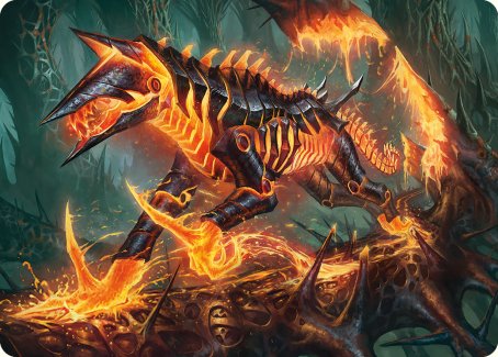 Kuldotha Cackler Art Card [Phyrexia: All Will Be One Art Series] | Clutch Gaming