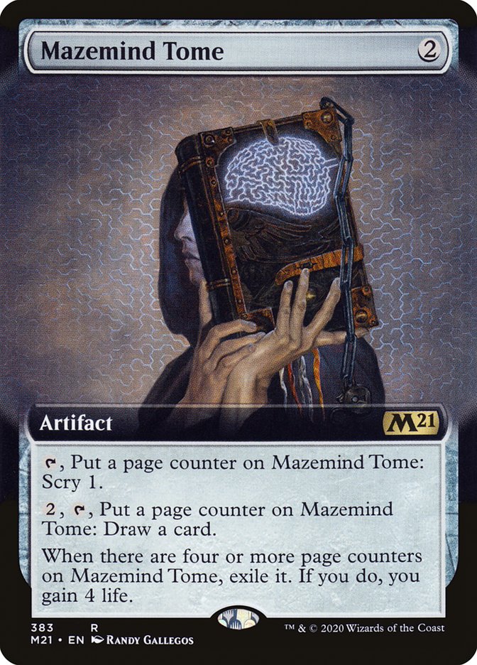 Mazemind Tome (Extended Art) [Core Set 2021] | Clutch Gaming