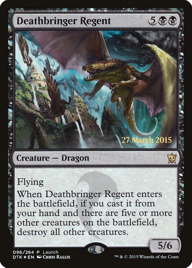 Deathbringer Regent (Launch) [Dragons of Tarkir Prerelease Promos] | Clutch Gaming