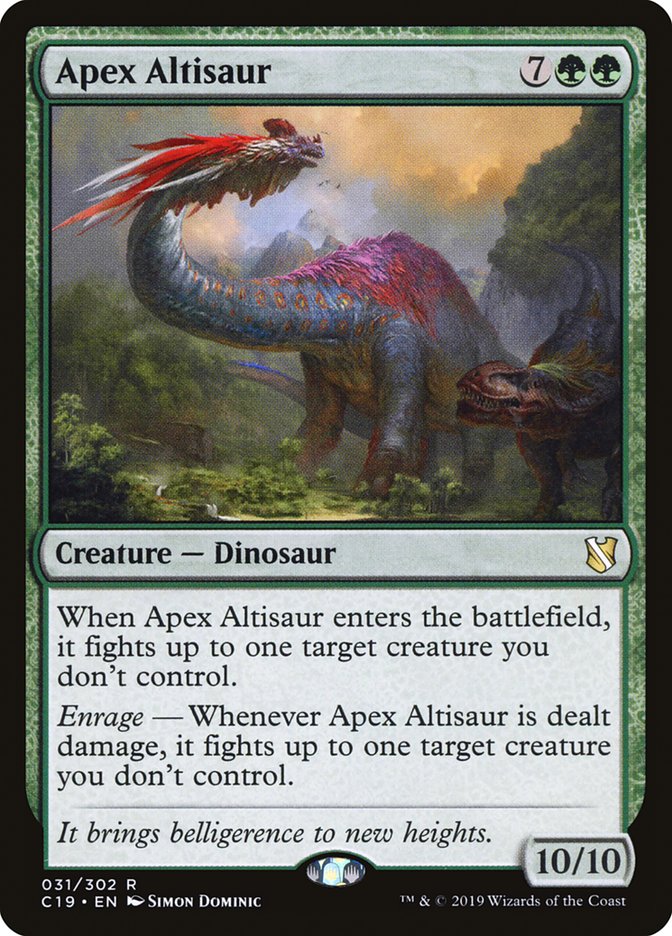 Apex Altisaur [Commander 2019] | Clutch Gaming