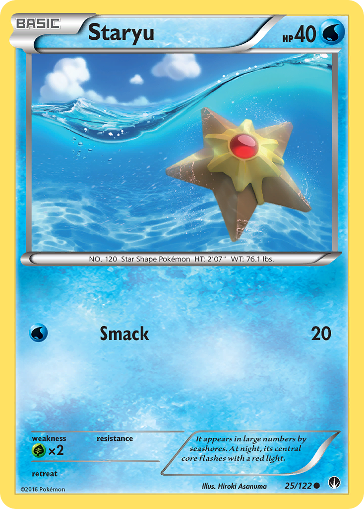 Staryu (25/122) [XY: BREAKpoint] | Clutch Gaming