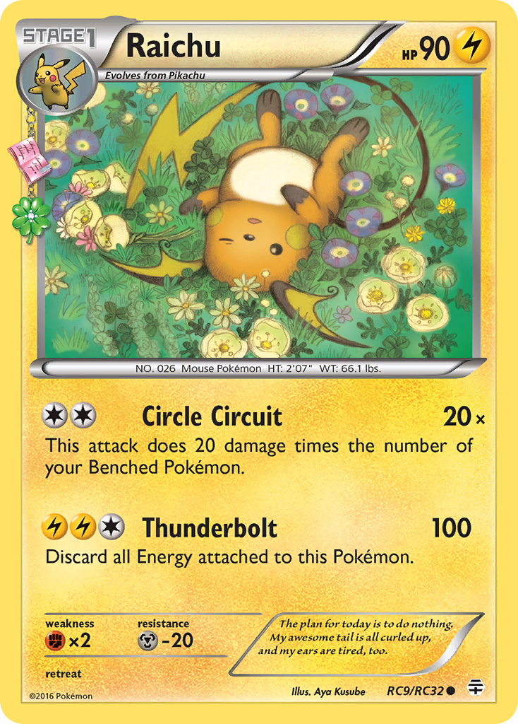 Raichu (RC9/RC32) [XY: Generations] | Clutch Gaming