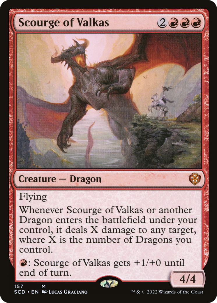 Scourge of Valkas [Starter Commander Decks] | Clutch Gaming