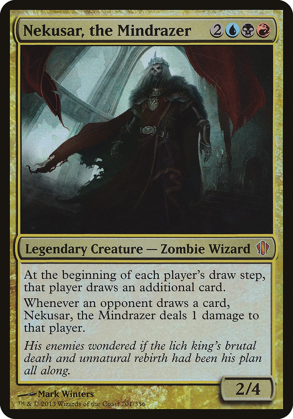 Nekusar, the Mindrazer (Oversized) [Commander 2013 Oversized] | Clutch Gaming