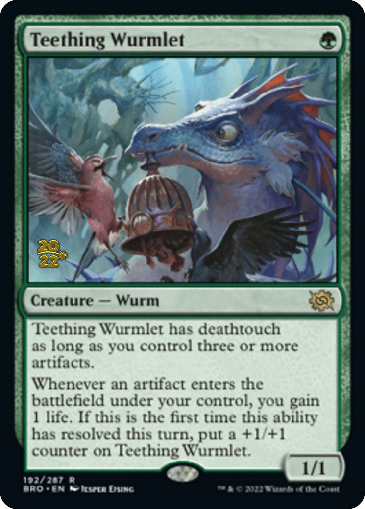 Teething Wurmlet [The Brothers' War Prerelease Promos] | Clutch Gaming