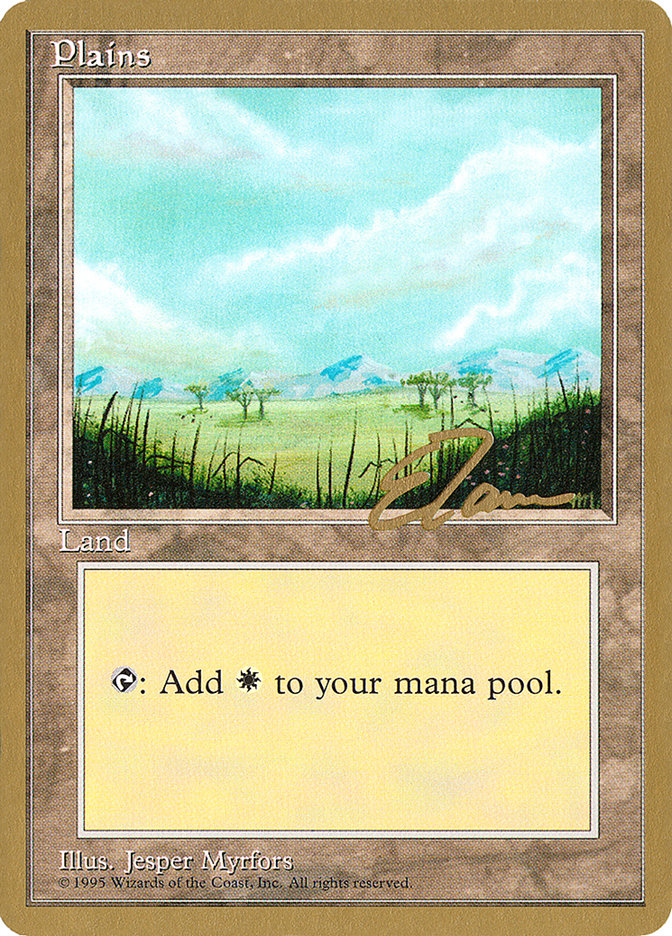 Plains (et365) (Eric Tam) [Pro Tour Collector Set] | Clutch Gaming