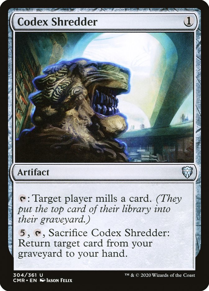 Codex Shredder [Commander Legends] | Clutch Gaming