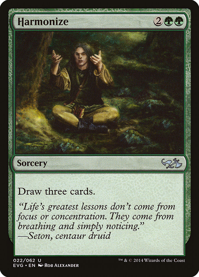 Harmonize (Elves vs. Goblins) [Duel Decks Anthology] | Clutch Gaming