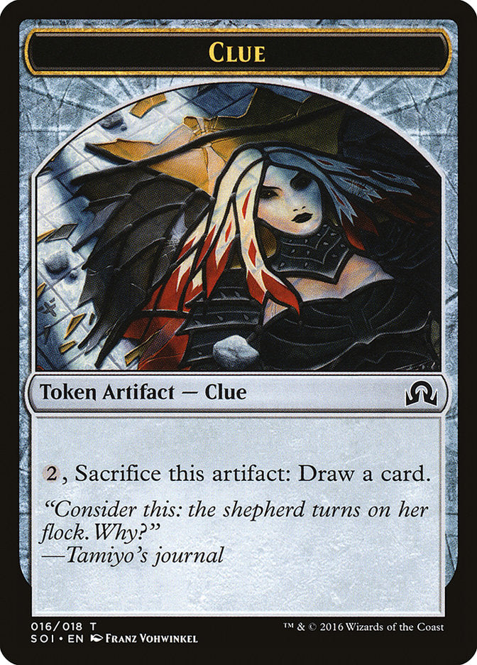 Clue Token (016/018) [Shadows over Innistrad Tokens] | Clutch Gaming