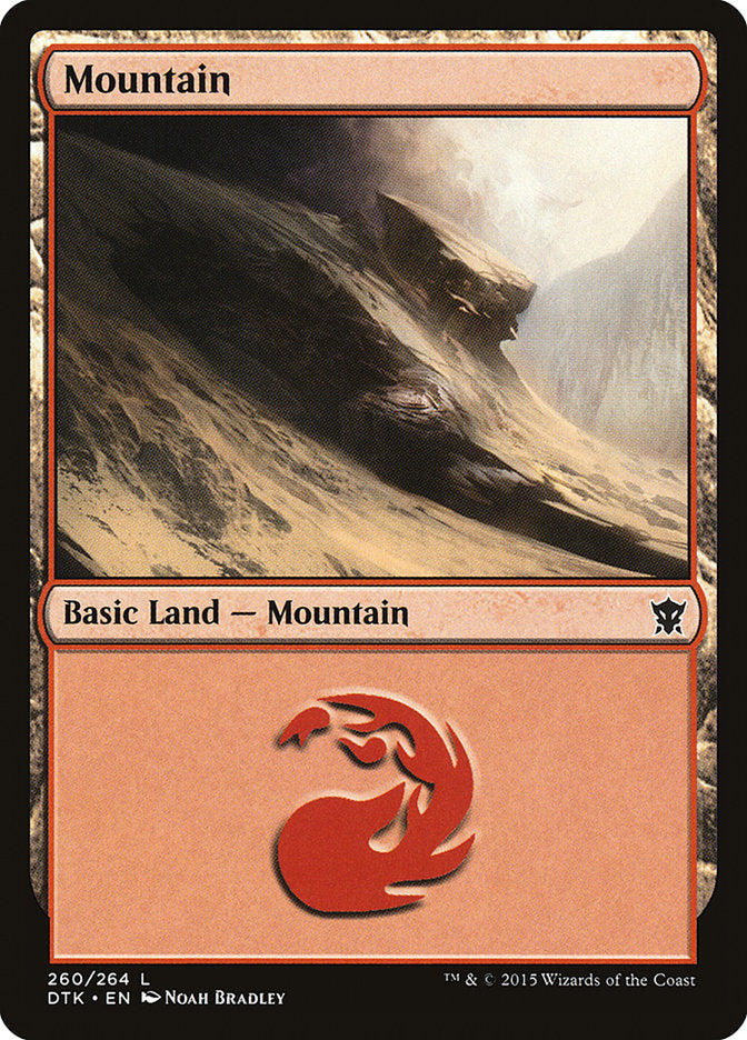 Mountain (260) [Dragons of Tarkir] | Clutch Gaming