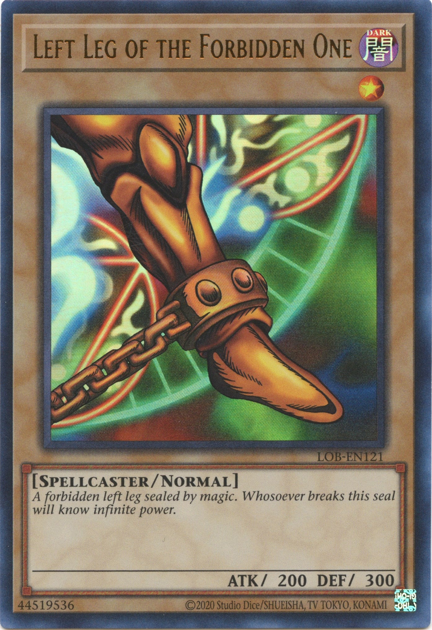 Left Leg of the Forbidden One (25th Anniversary) [LOB-EN121] Ultra Rare | Clutch Gaming