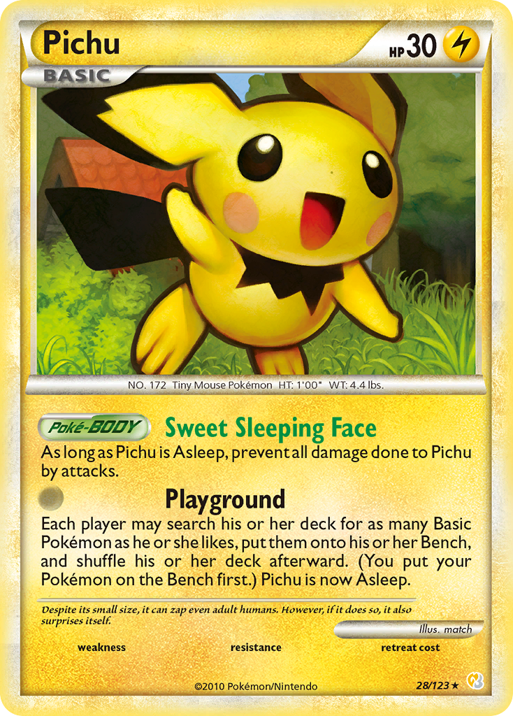 Pichu (28/123) [HeartGold & SoulSilver: Base Set] | Clutch Gaming