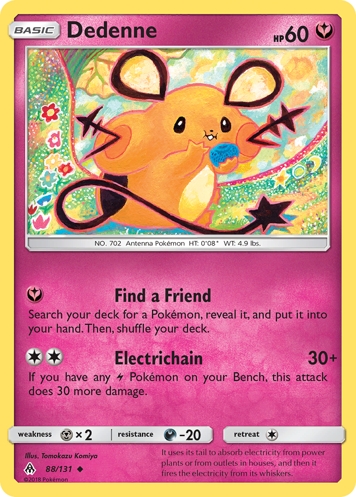 Dedenne (88/131) [Sun & Moon: Forbidden Light] | Clutch Gaming