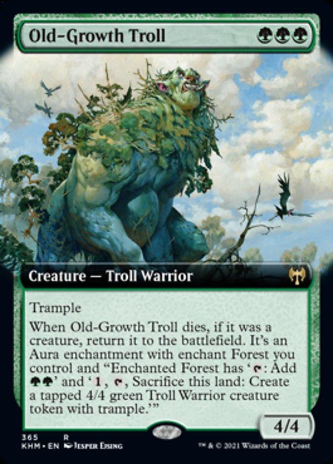 Old-Growth Troll (Extended Art) [Kaldheim] | Clutch Gaming