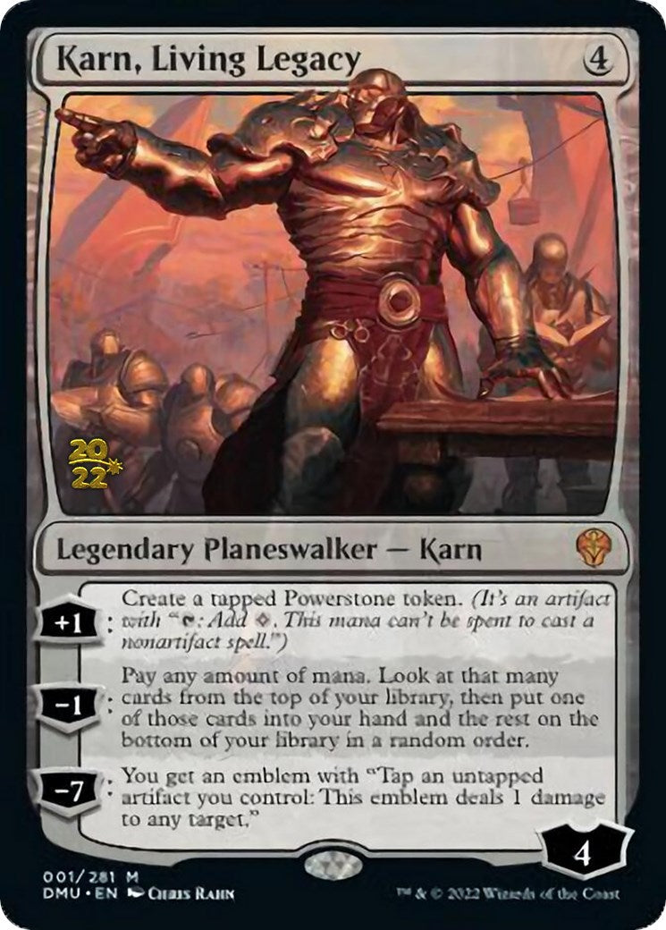 Karn, Living Legacy [Dominaria United Prerelease Promos] | Clutch Gaming