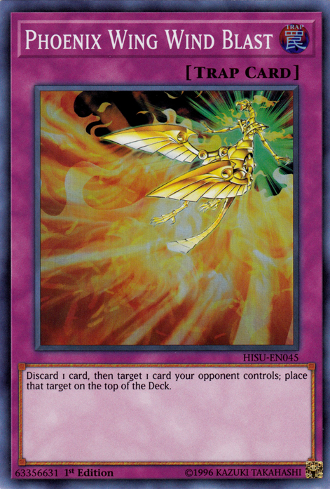 Phoenix Wing Wind Blast [HISU-EN045] Super Rare | Clutch Gaming