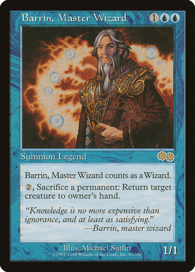 Barrin, Master Wizard [Urza's Saga] | Clutch Gaming