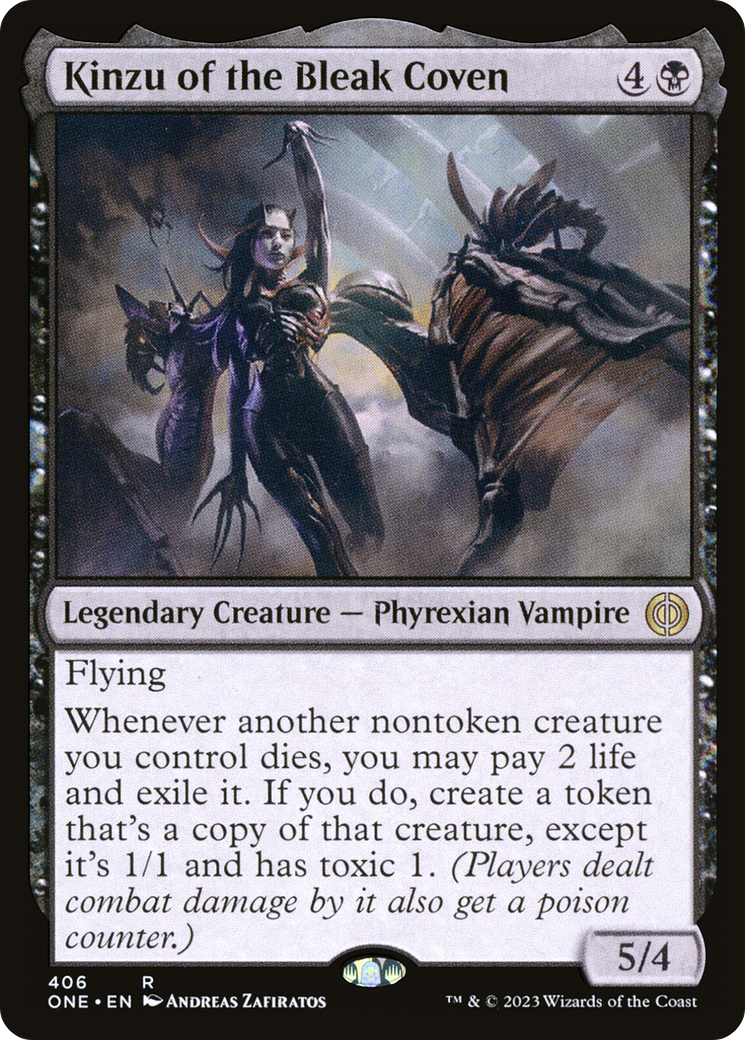 Kinzu of the Bleak Coven [Phyrexia: All Will Be One] | Clutch Gaming