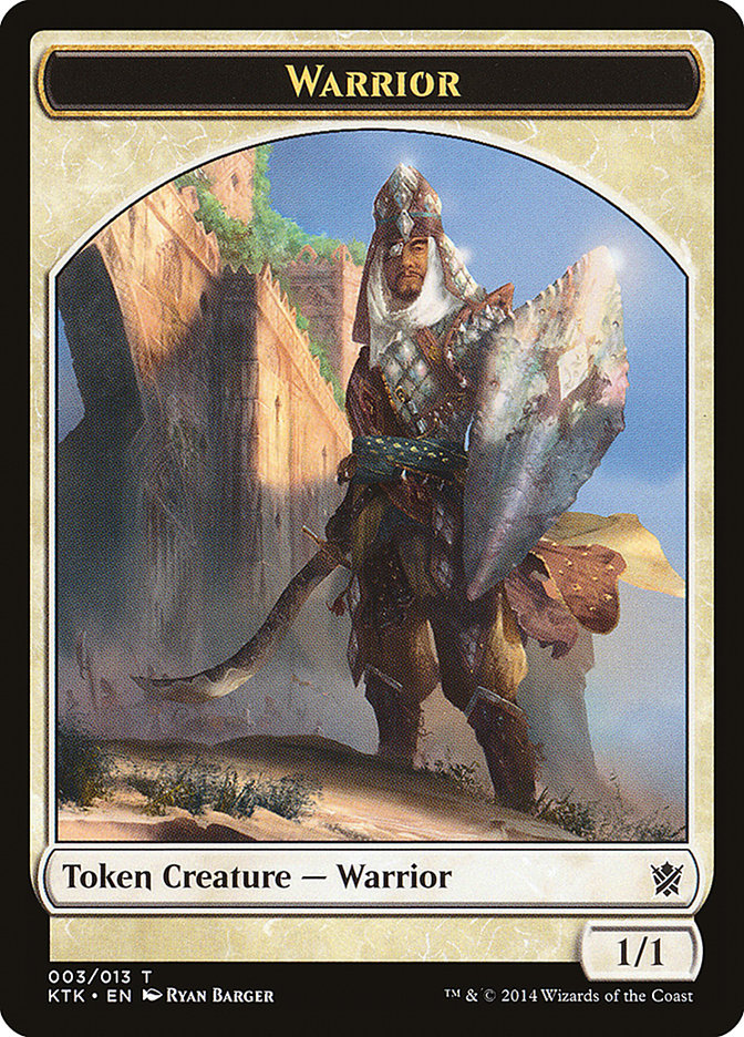 Warrior Token (003/013) [Khans of Tarkir Tokens] | Clutch Gaming