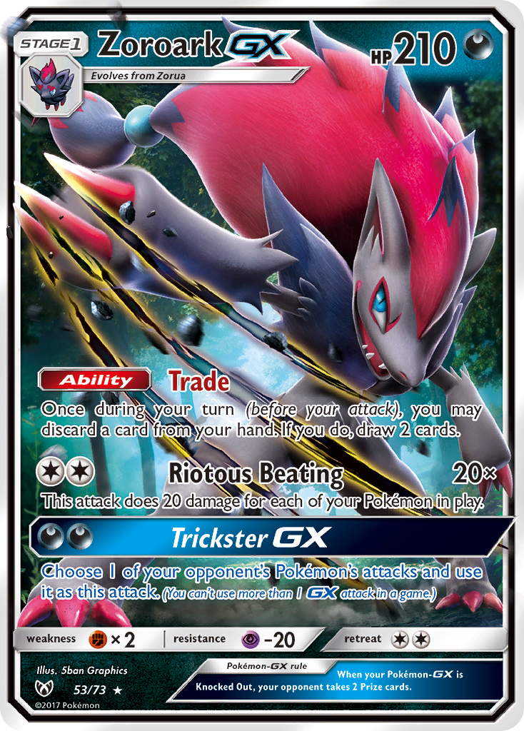 Zoroark GX (53/73) [Sun & Moon: Shining Legends] | Clutch Gaming