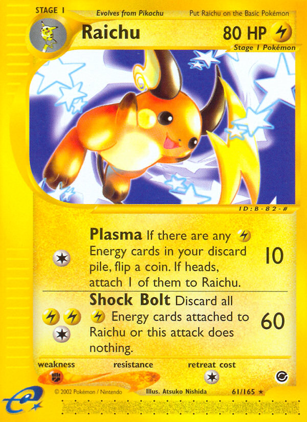 Raichu (61/165) [Expedition: Base Set] | Clutch Gaming