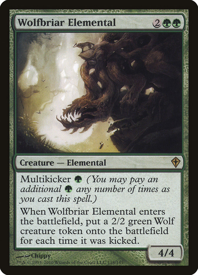 Wolfbriar Elemental [Worldwake] | Clutch Gaming