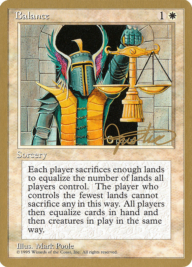 Balance (Mark Justice) [Pro Tour Collector Set] | Clutch Gaming