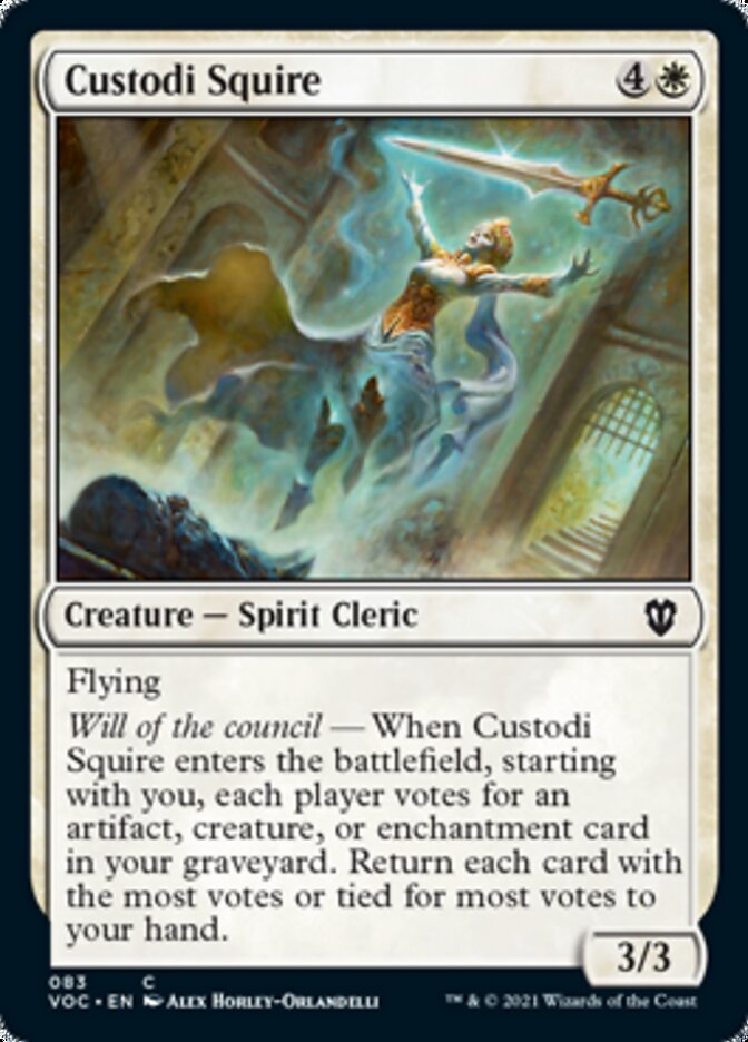 Custodi Squire [Innistrad: Crimson Vow Commander] | Clutch Gaming