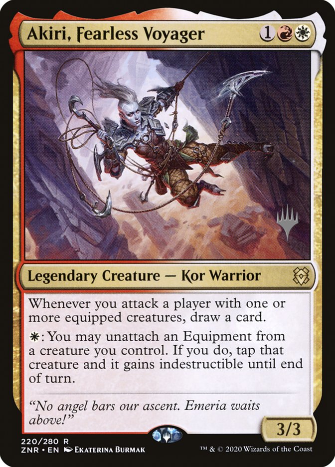 Akiri, Fearless Voyager (Promo Pack) [Zendikar Rising Promos] | Clutch Gaming