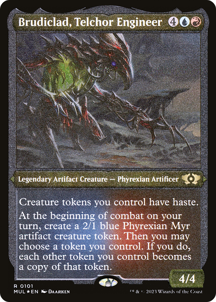 Brudiclad, Telchor Engineer (Foil Etched) [Multiverse Legends] | Clutch Gaming