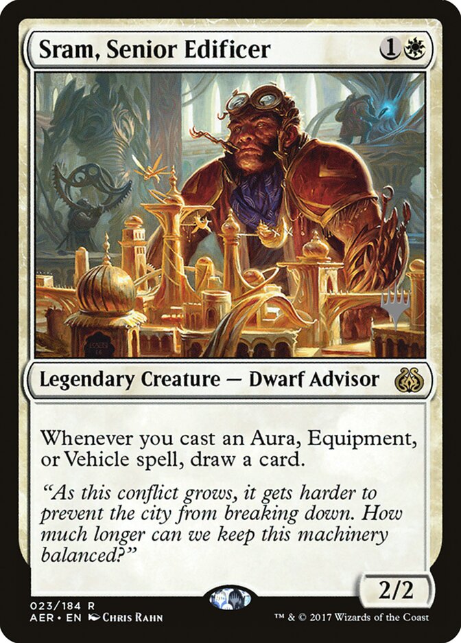 Sram, Senior Edificer [Aether Revolt Promos] | Clutch Gaming